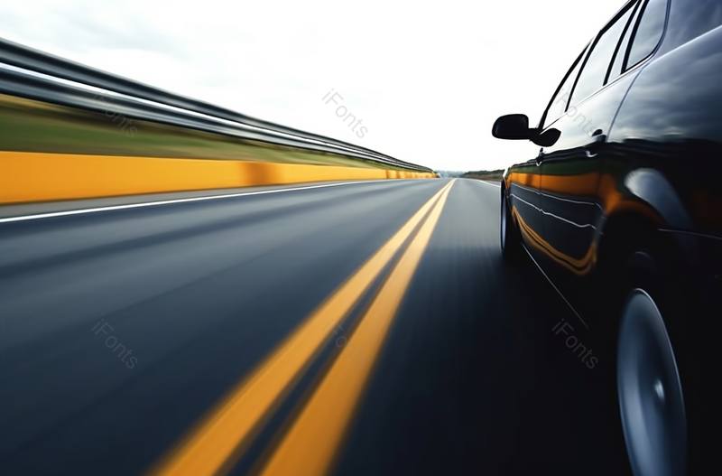 黑色快速的轿车高速公路上行驶局部实拍照片素材,高清,摄影图,摄影图片,图片大全,摄影图免费下载